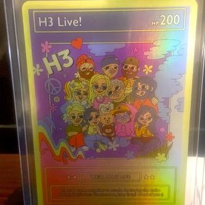 H3 podcast LIVE SHOW RARE TRDNG CARD!